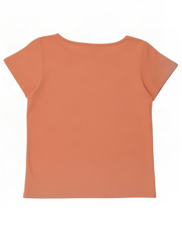 Crew Clothing T-Shirt Femme Top UK 8 Petit Rose Coton