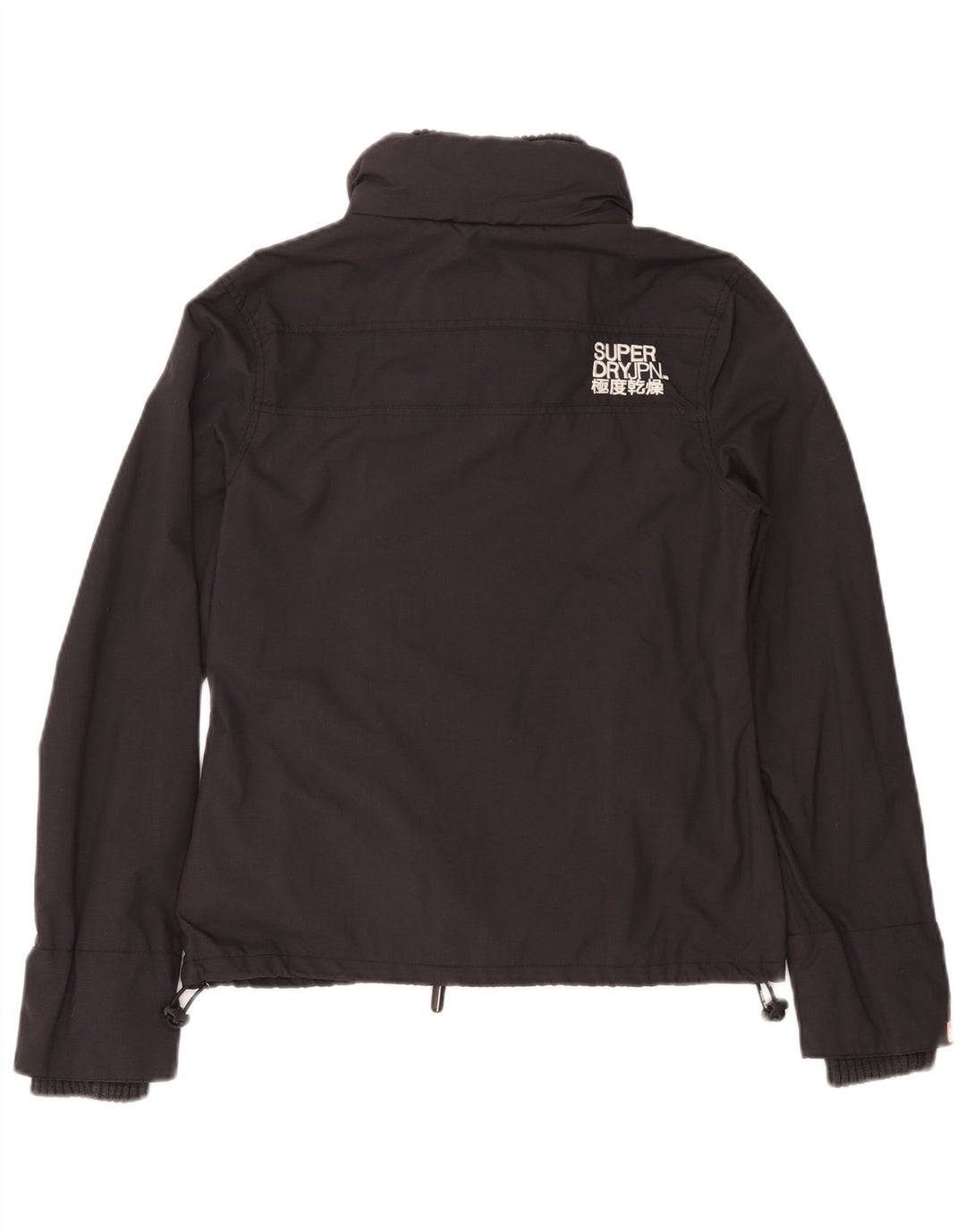 Superdry Veste de Pluie Femme UK 14 Nylon Gris Moyen