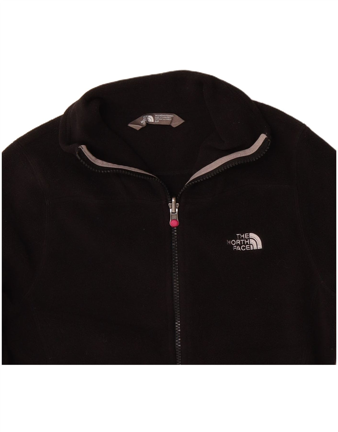 THE NORTH FACE Womens Fleece Jacket UK 10 Small Black