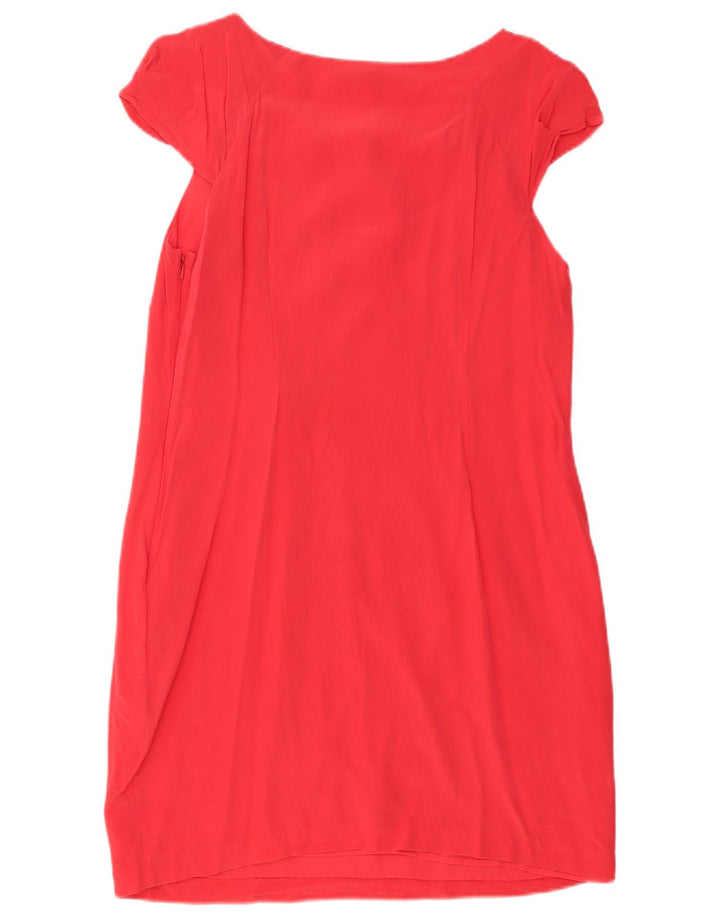 COAST Robe fourreau pour femme UK 12 Soie florale rose moyen