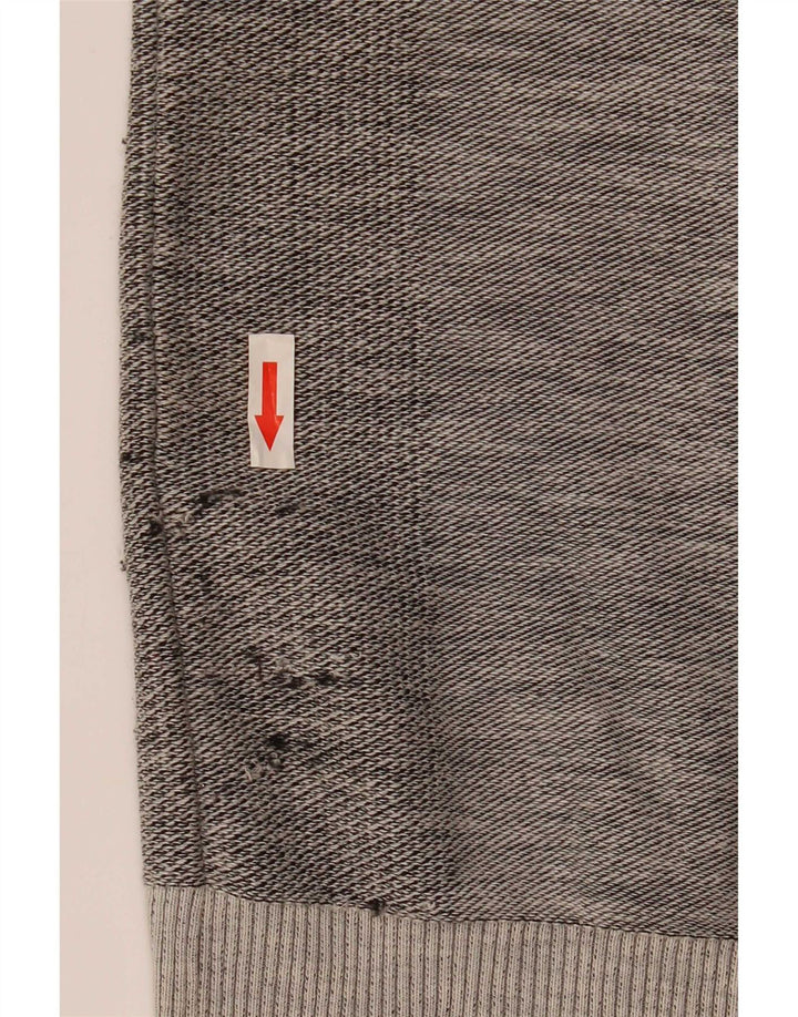 G-Star Sweat-Shirt Graphique Homme Gris Moyen Moucheté Coton