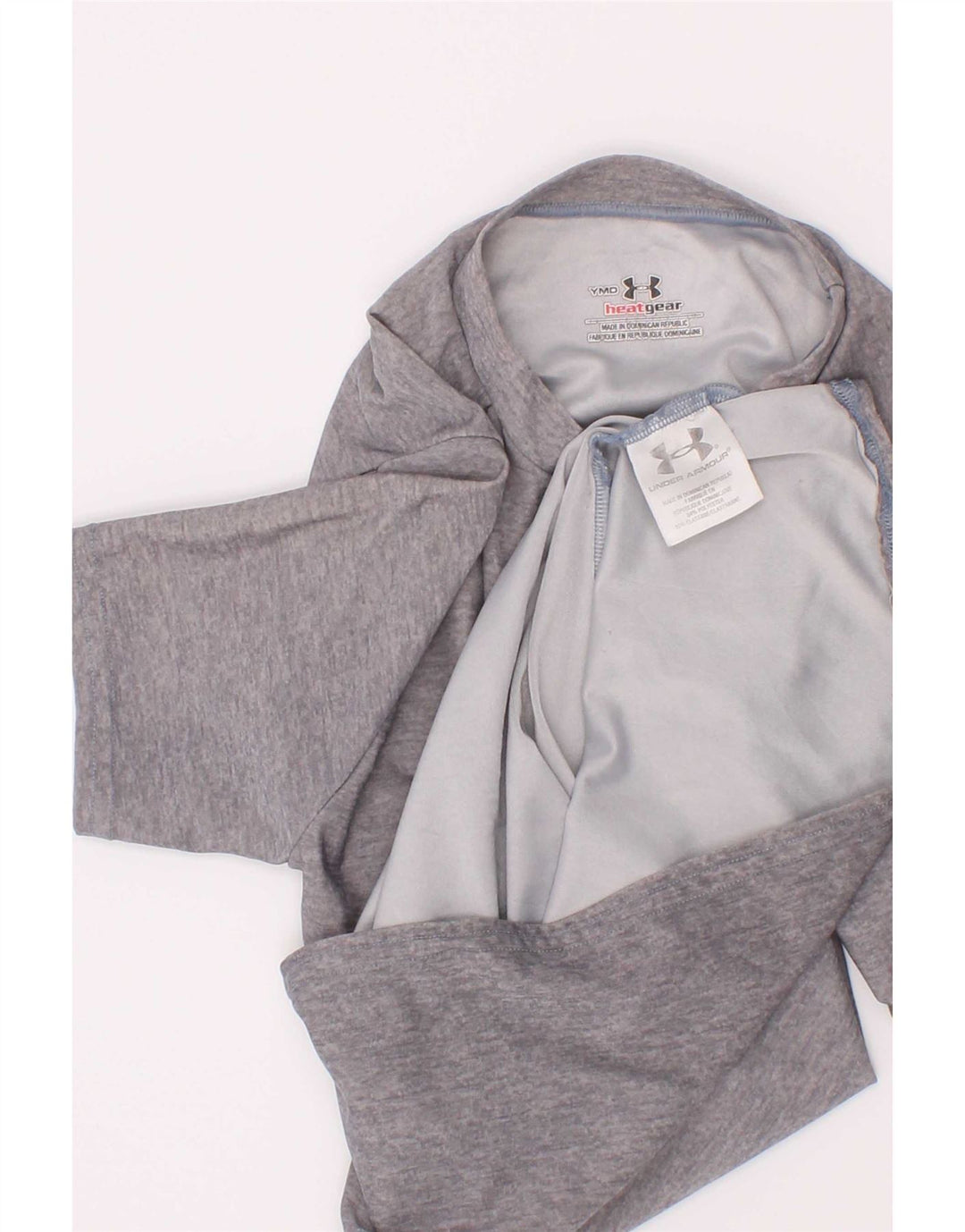Under Armour T-Shirt Garçon 9-10 ans Gris Moyen Polyester