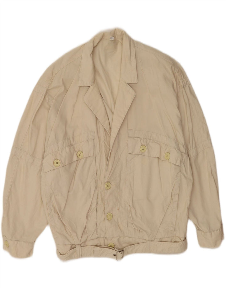 Swinger Veste Bomber Batwing Homme UK 44 2XL Coton Beige
