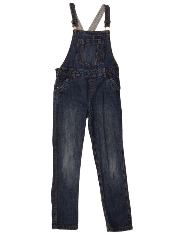 FAT FACE Salopette Jeans Fille 10-11 Ans W28 L26 Bleu Coton