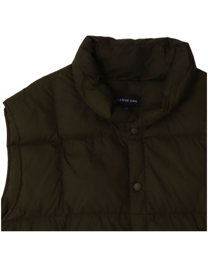 LANDS END Gilet rembourré pour homme UK 40 Large Vert