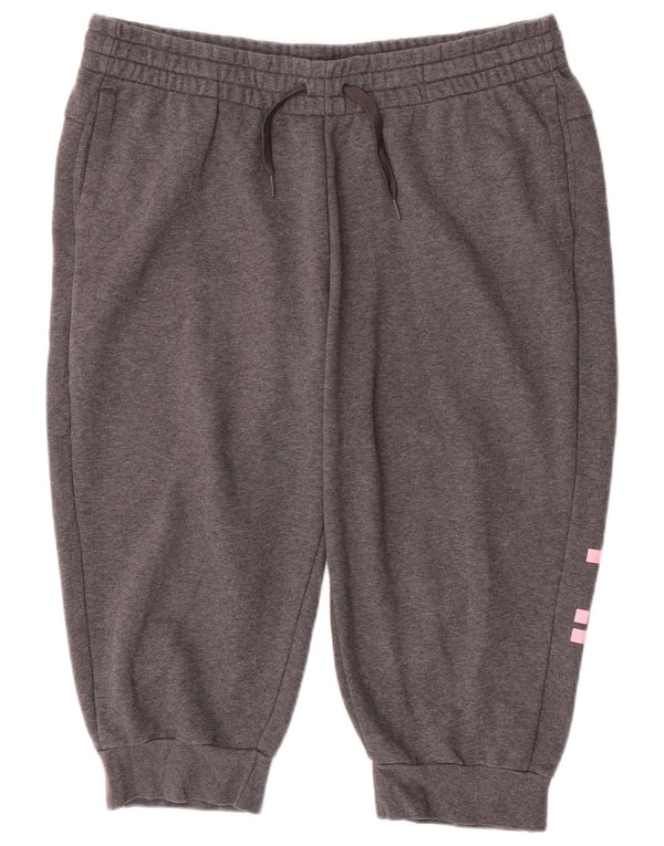 ADIDAS Bermuda de sport graphique pour femme UK 20/22 XL Gris