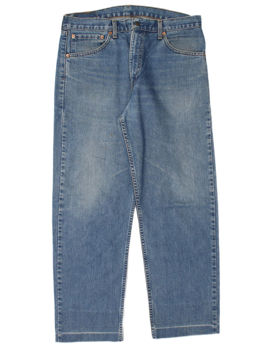 LEVI'S Jean Fuselé Taille Haute 521 Homme W36 L30 Bleu Coton