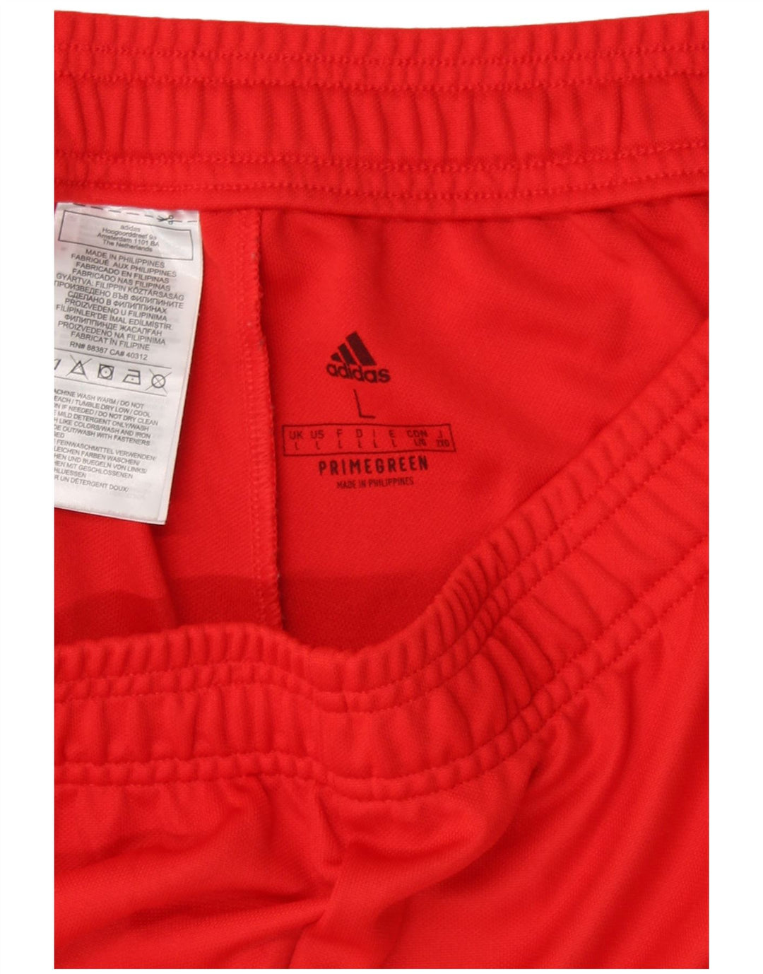 Adidas Pantalon de survêtement pour homme Large Rouge Polyester Sports