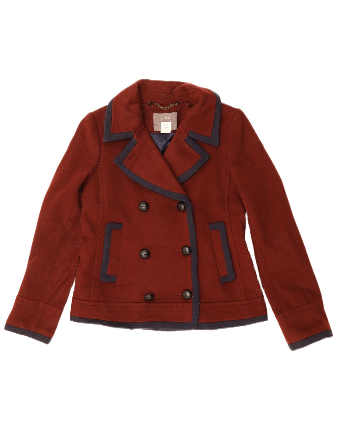 J. Crew Caban surdimensionné pour femme US 2 XS en laine marron