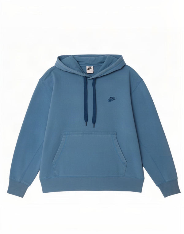 Nike Pull à capuche pour homme XL Bleu Coton