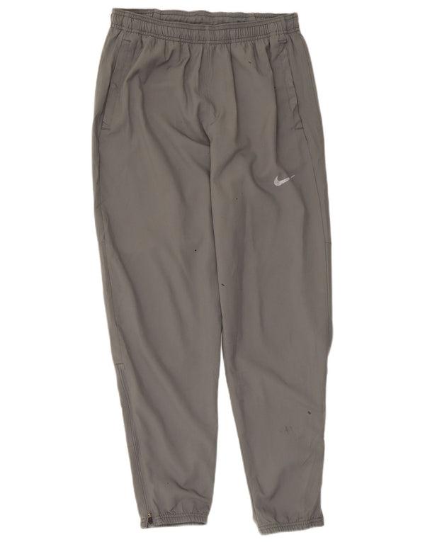Nike Pantalon de survêtement Dri Fit pour homme Taille S Gris Polyester