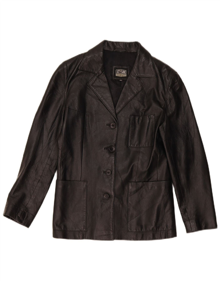 Jet Plane Veste en cuir femme IT 44 Medium Noir