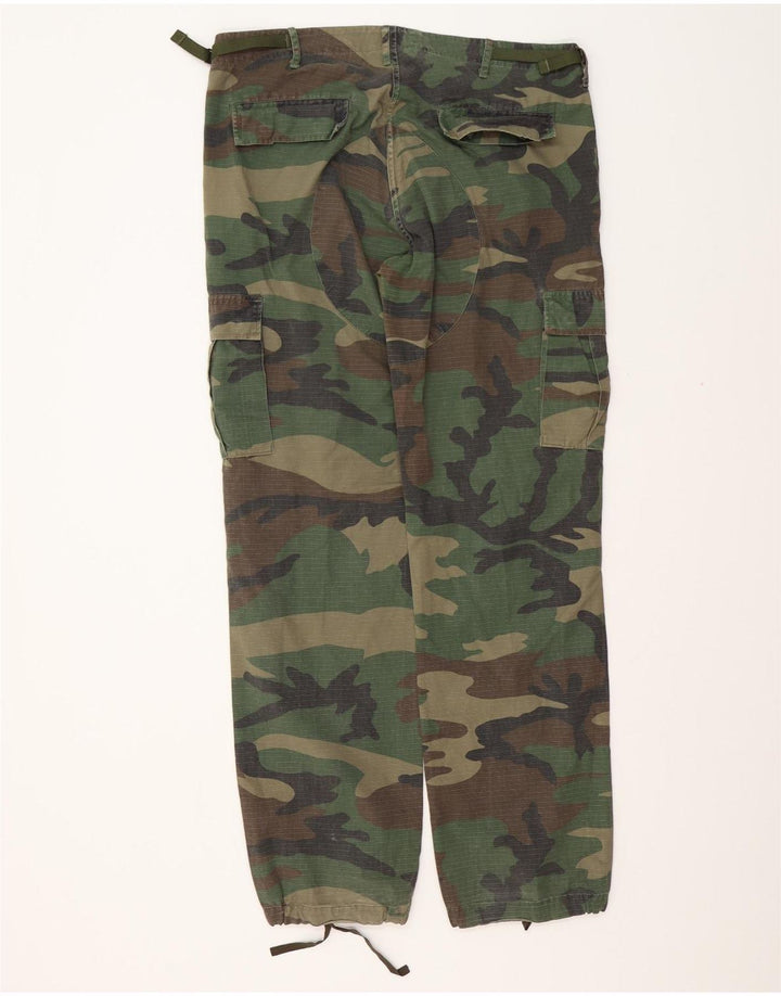 BARROW'S Pantalon Cargo Droit Homme Large W36 L34 Kaki Camouflage