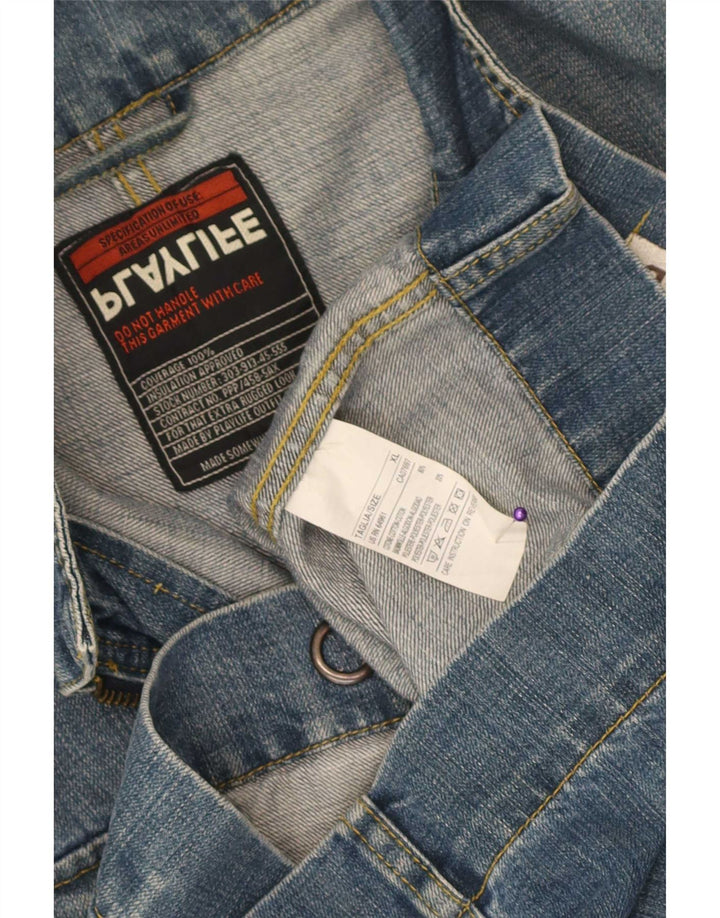 Playlife Veste en Jean Homme UK 42 XL Bleu Coton
