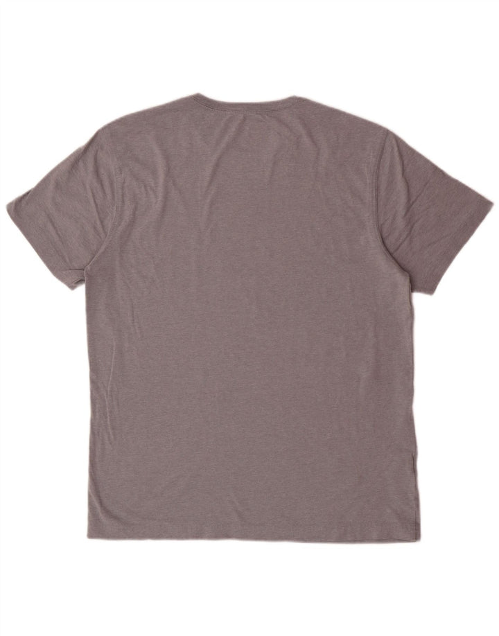 EDDIE BAUER T-Shirt Homme Gris Moyen Coton
