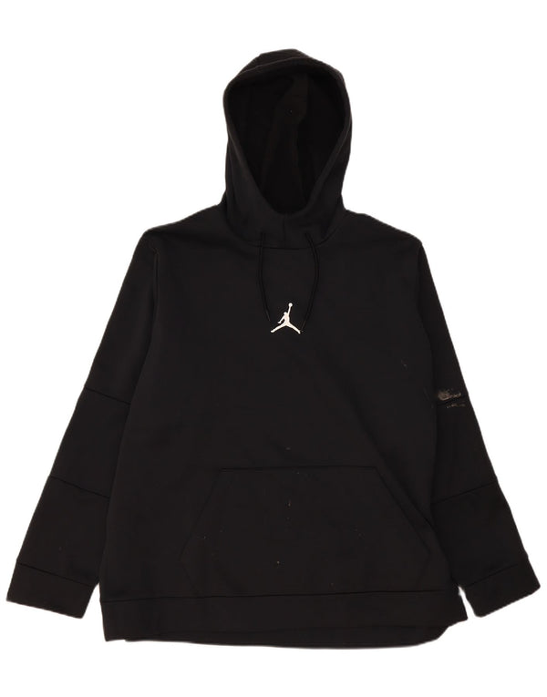 Jordan Sweat à capuche graphique pour homme Coupe standard 2XL Noir Polyester