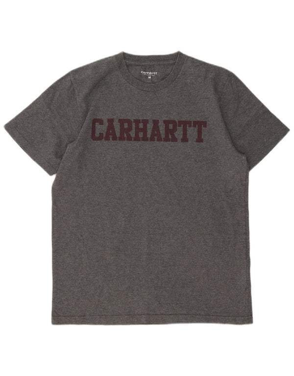 Carhartt T-Shirt Graphique Homme Gris Moyen Coton