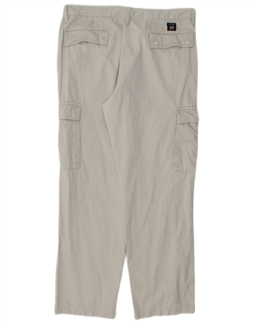Gas Pantalon Cargo Droit Homme W38 L30 Gris Coton