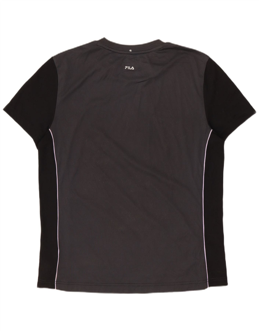 FILA T-Shirt Homme Top IT 48 Gris Moyen Colorblock Polyester