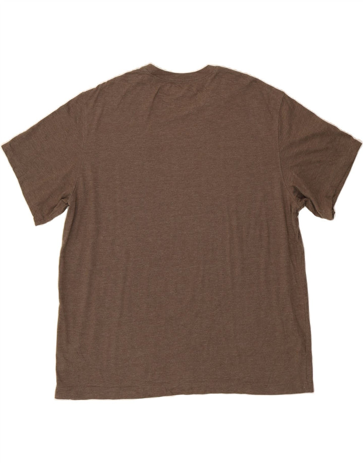 EDDIE BAUER Mens T-Shirt Top XL Brown Cotton Vintage Eddie Bauer and Second-Hand Eddie Bauer from Messina Hembry 