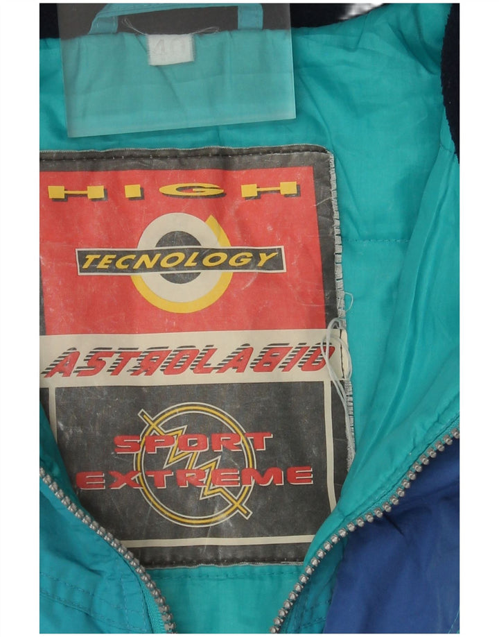 Astrolabio Veste de ski pour homme UK 40 Large Bleu Colourblock