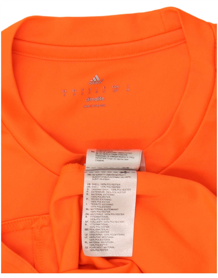 Adidas Climalite T-Shirt Haut Petit Orange Polyester