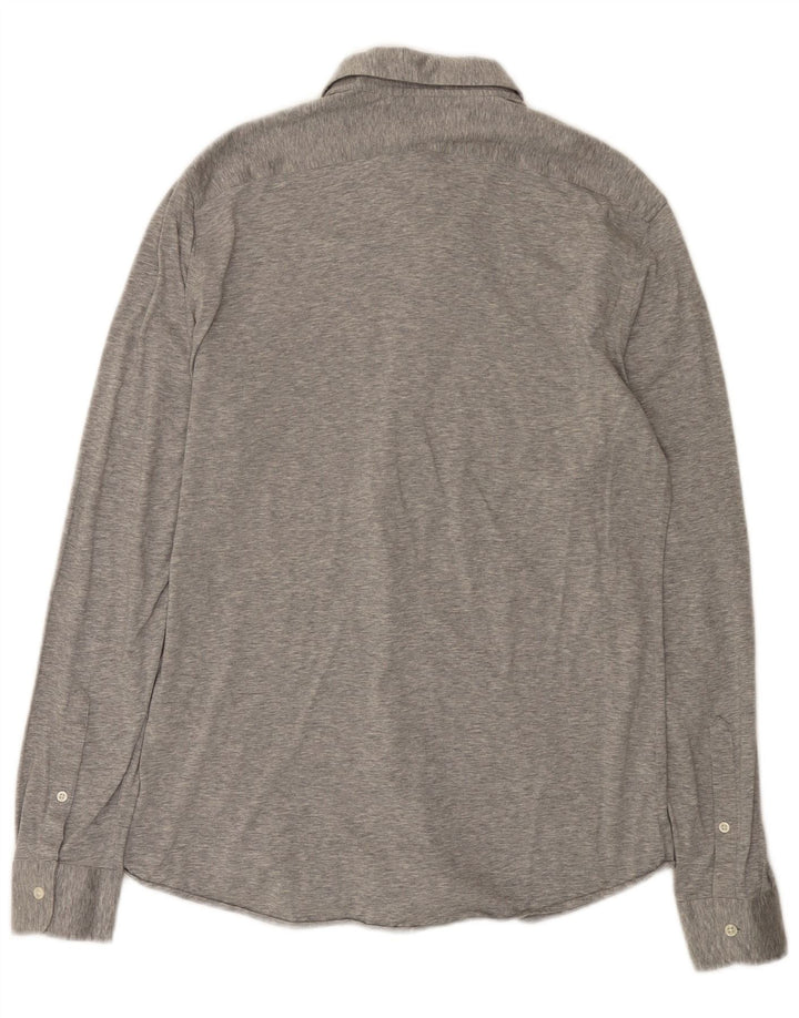 Reiss Chemise Homme Gris Moyen Coton