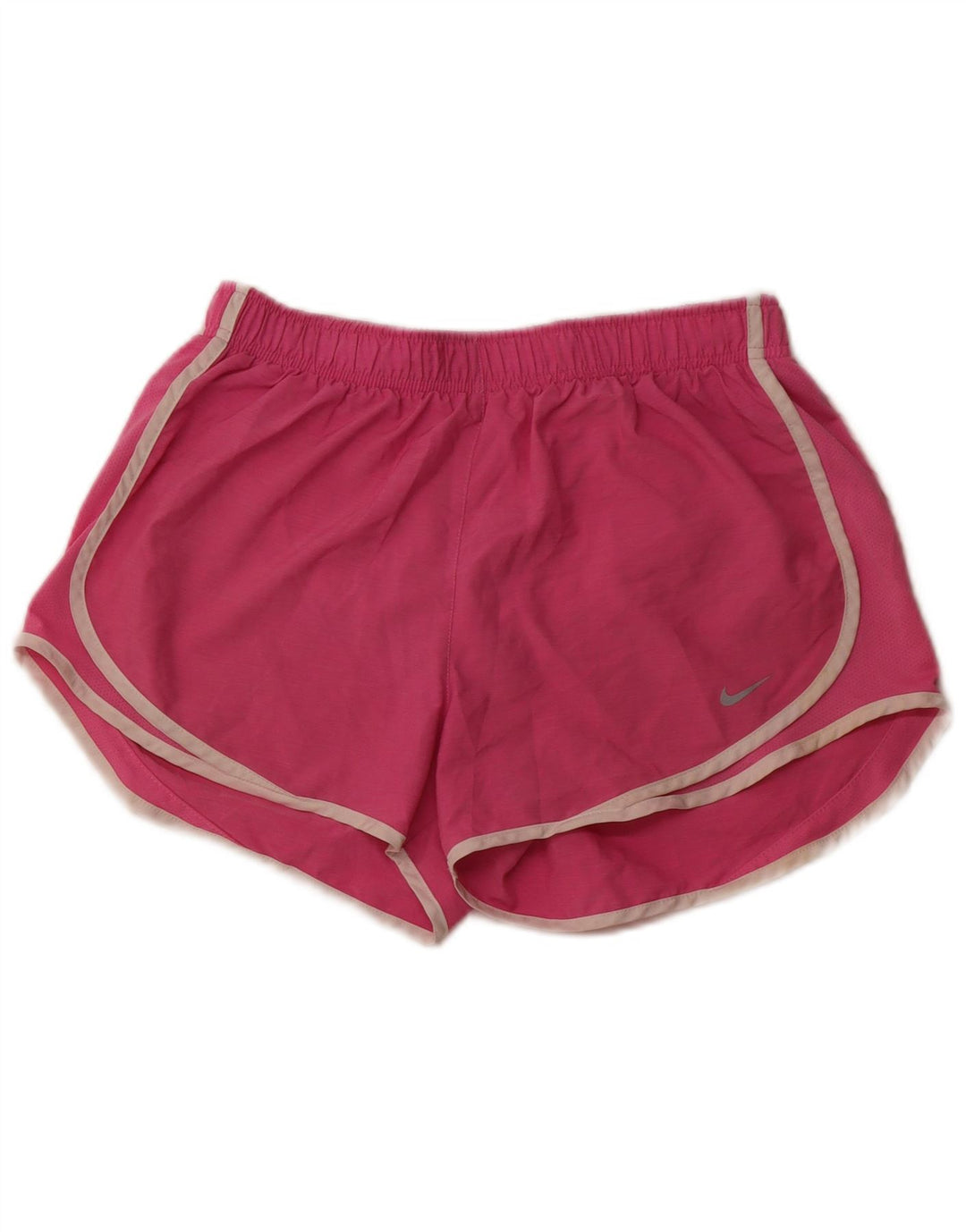 NIKE Short de sport Dri Fit pour femme UK 12 Rose moyen Polyester