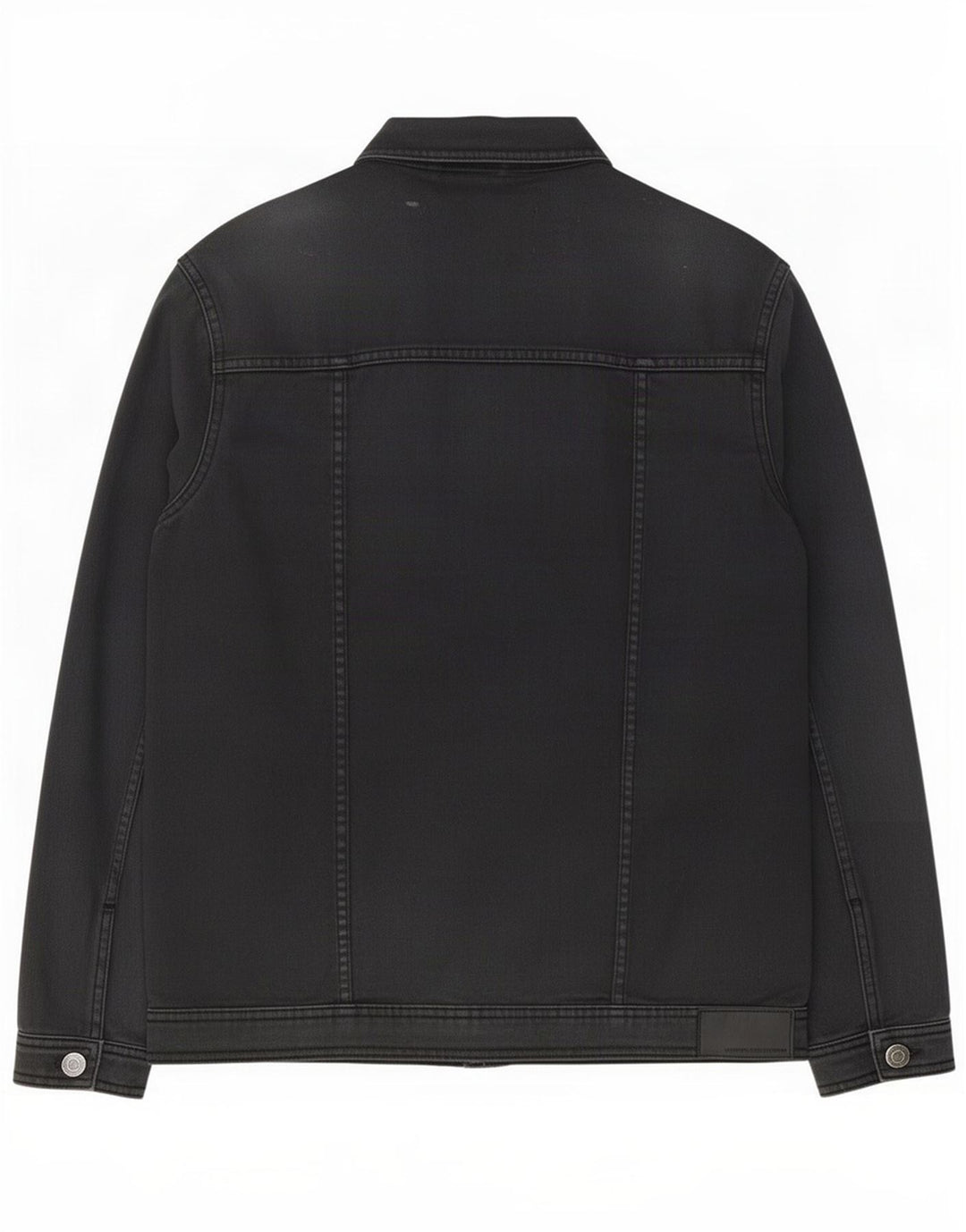 French Connection Veste en jean pour homme UK 38 Coton noir moyen