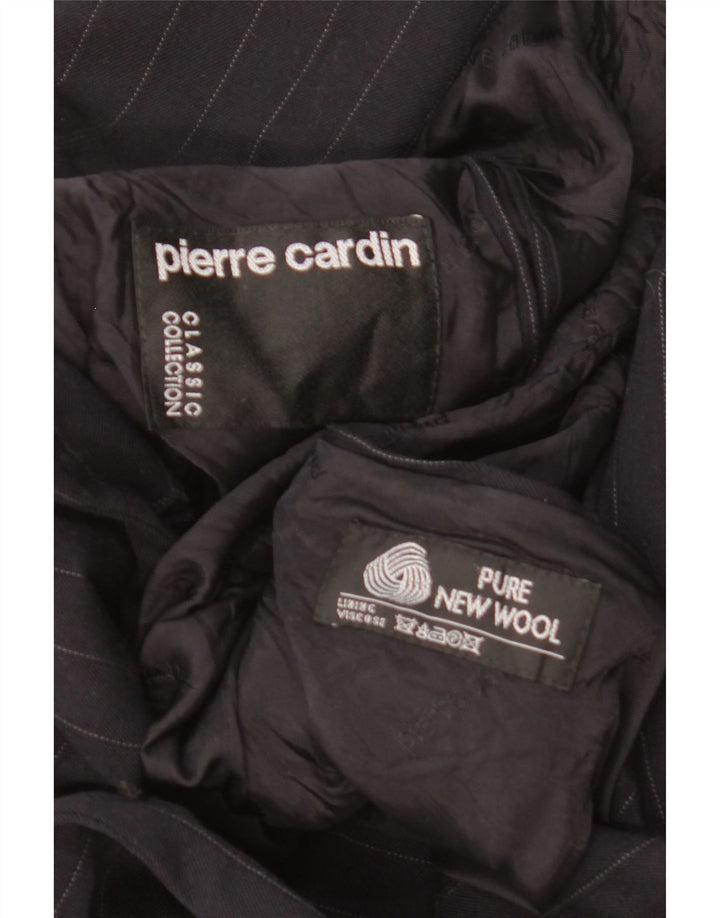 Pierre Cardin Veste blazer double boutonnage pour homme UK 40 Large Noir