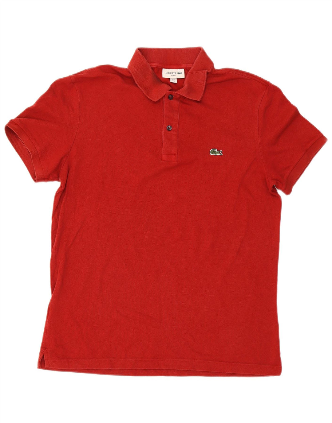 Lacoste Polo Slim Fit pour homme Taille 5 Grand Rouge