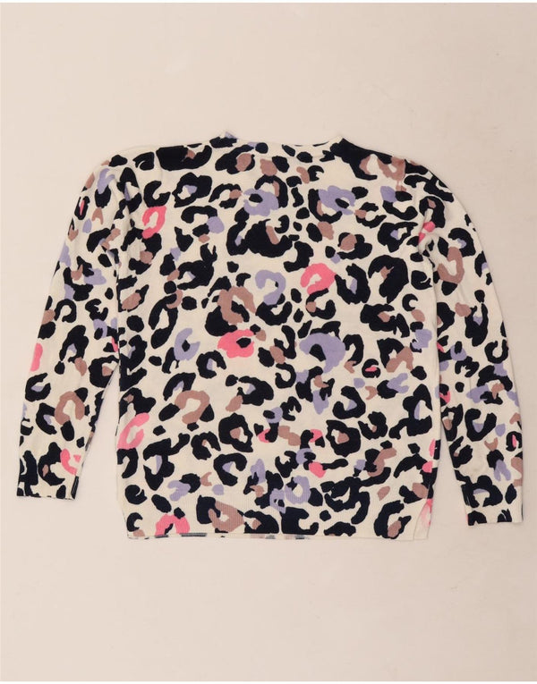 Marks & Spencer Pull à col rond pour femme UK 12 Beige moyen
