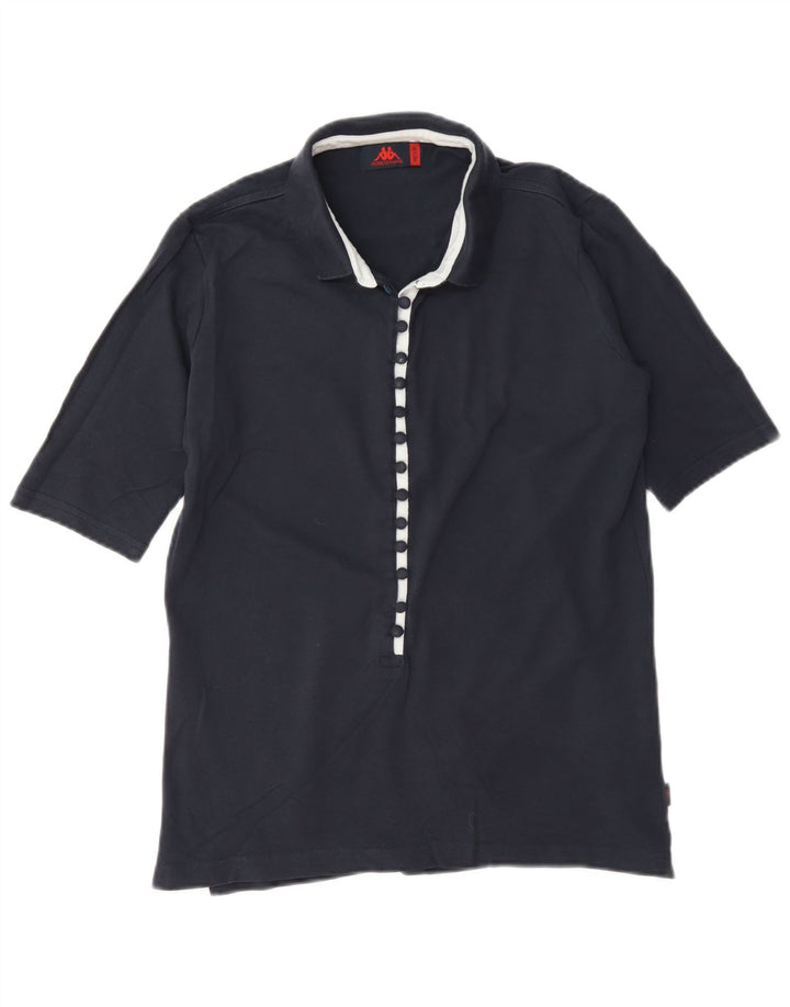 Kappa Polo Femme UK 14 Bleu Marine Moyen
