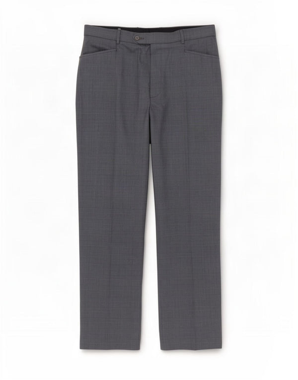 Marks & Spencer Pantalon de costume autographe pour homme W34 L31 Bleu pied-de-poule