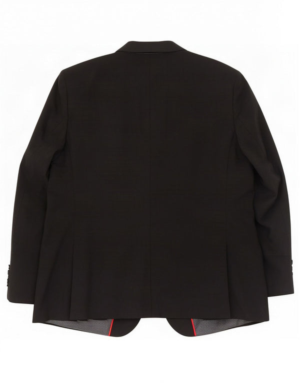 Marks & Spencer Veste blazer à 2 boutons pour homme UK 48 2XL Laine noire