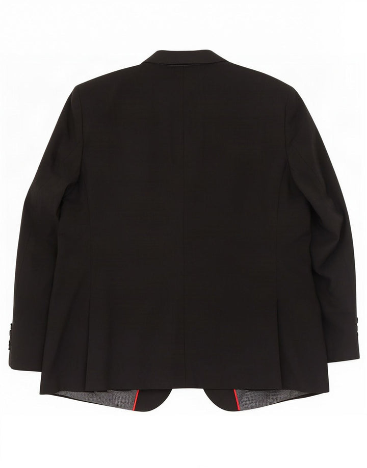Marks & Spencer Veste blazer à 2 boutons pour homme UK 48 2XL Laine noire