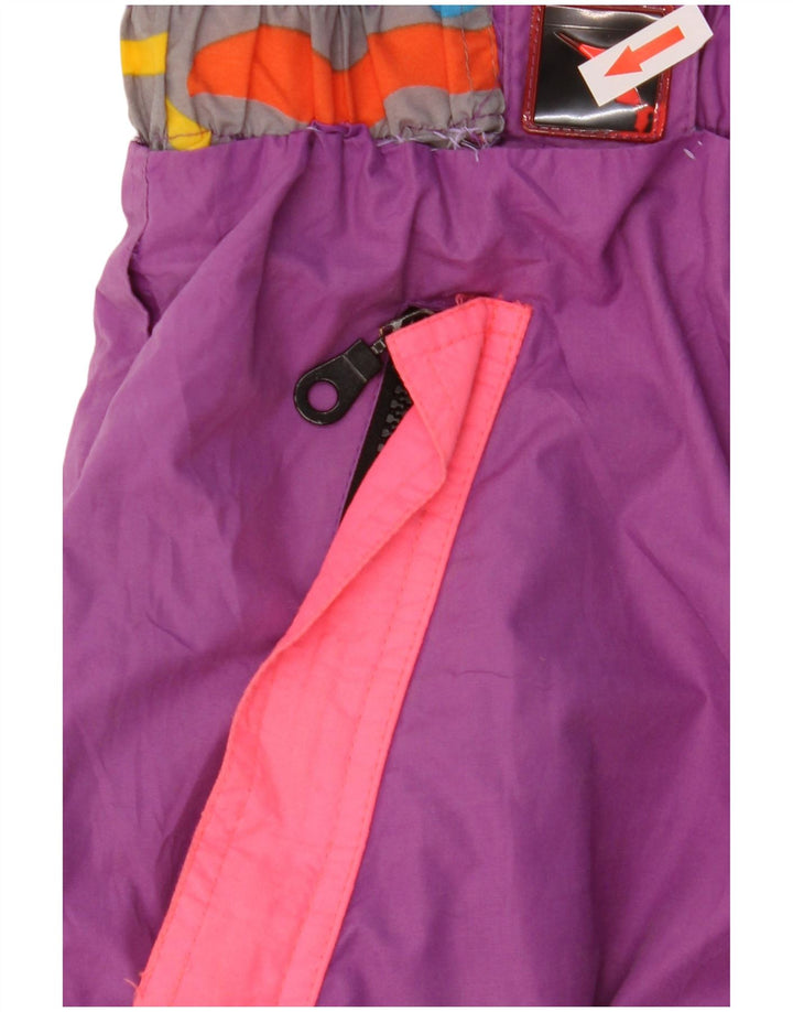 Diadora Combinaison de ski surdimensionnée à capuche pour femme UK 14 Violet moyen Polyester