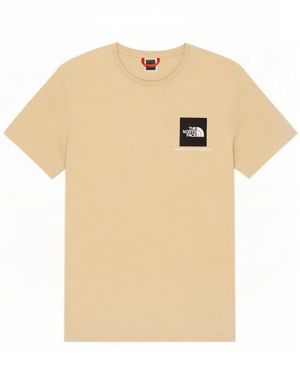 The North Face T-Shirt Homme Haut Petit Coton Beige