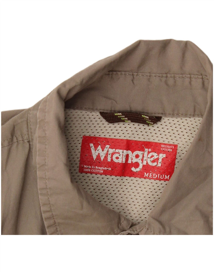 Wrangler Chemise Homme Kaki Moyen Coton