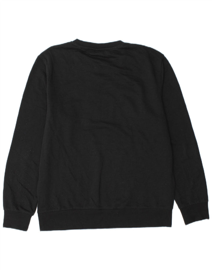 Jack & Jones Sweat-shirt graphique pour homme en coton noir Taille L