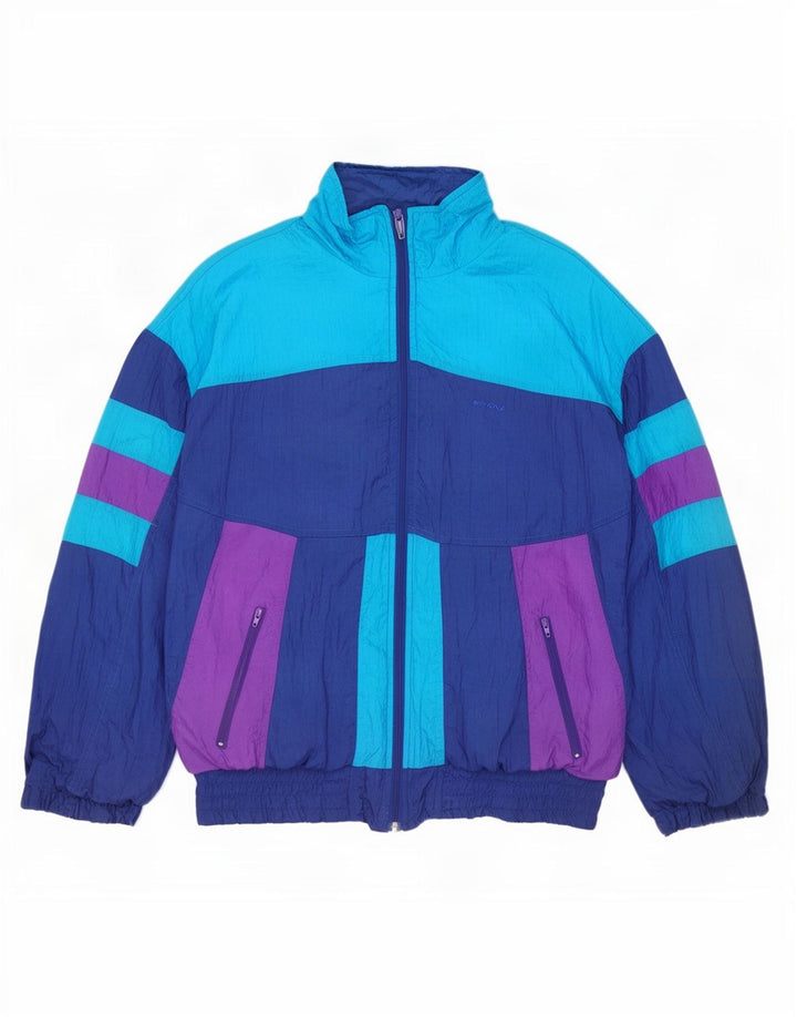Erima Veste de Survêtement Homme Bleu Moyen Colourblock