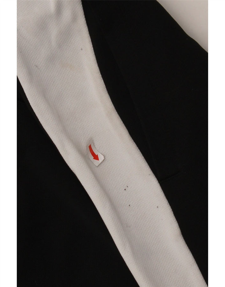 PUMA Mens Tracksuit Trousers Joggers Medium  Black Colourblock Polyester