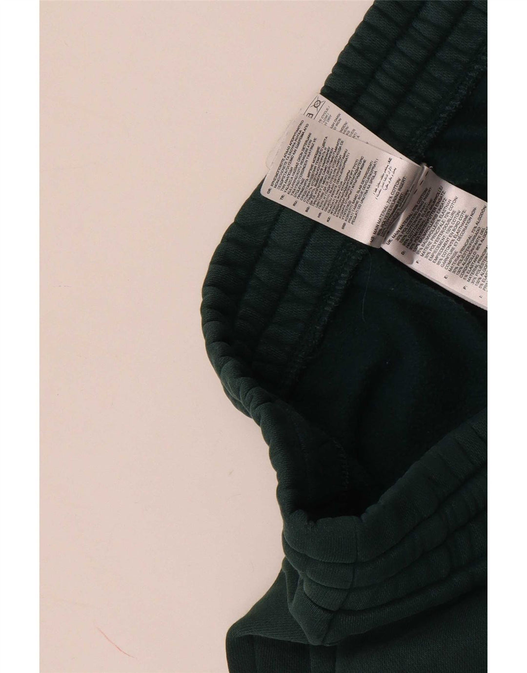 Reebok Pantalon de Survêtement Joggers Homme Vert Moyen Coton