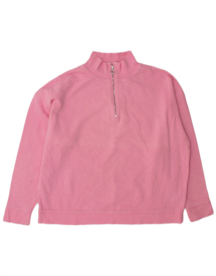 Marks & Spencer Sweat-shirt surdimensionné pour femme UK 14 Large Rose