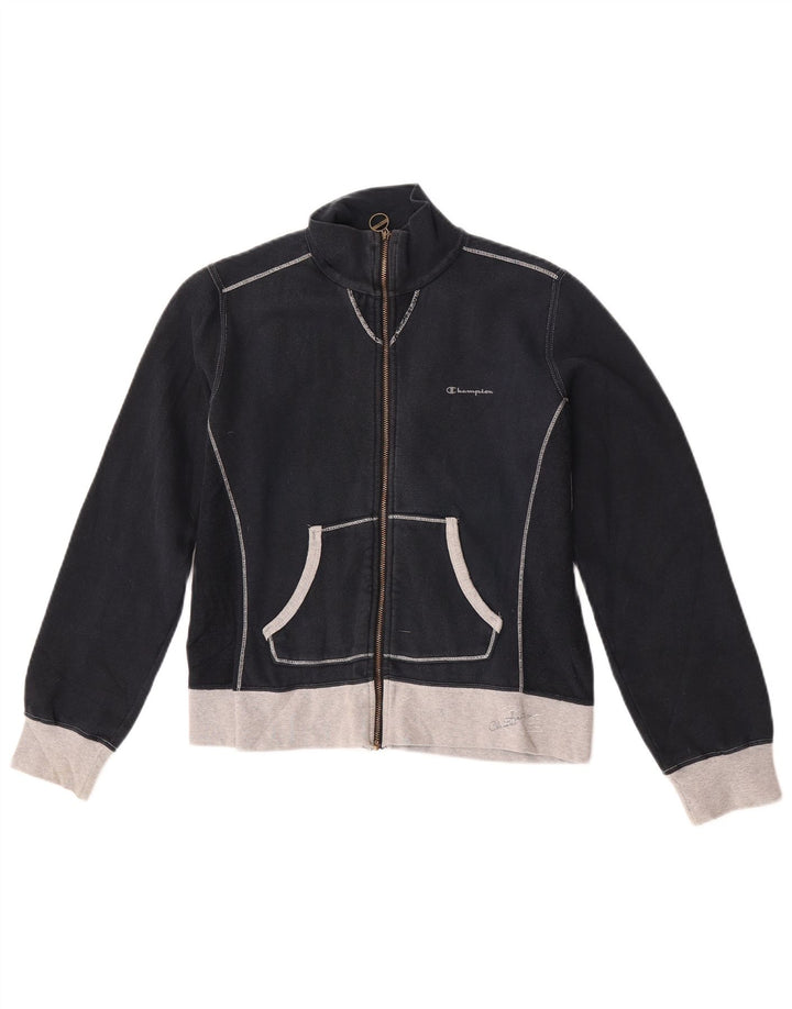 Champion Veste de survêtement pour femme UK 14 Bleu marine moyen