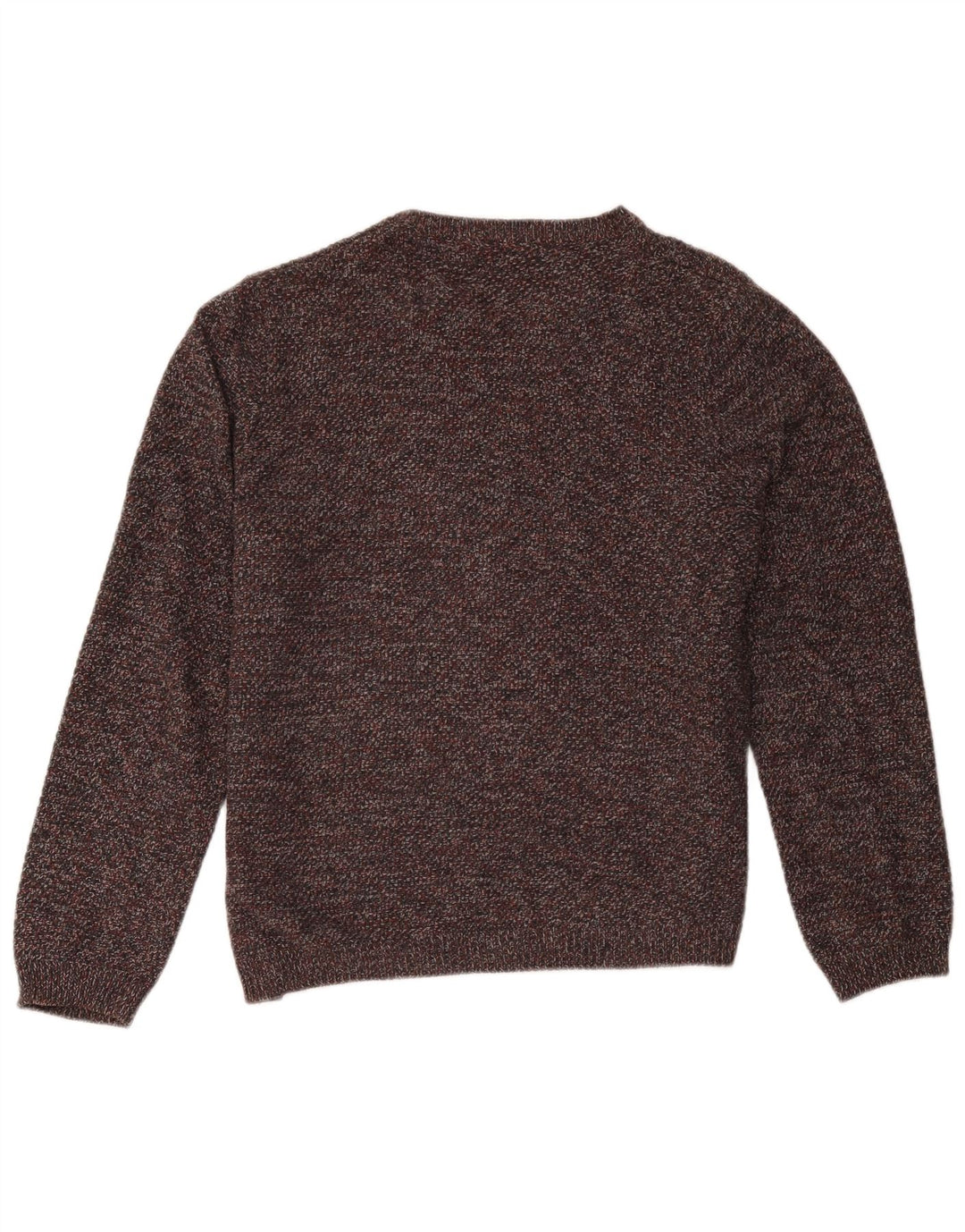 Marks & Spencer Pull à col rond pour femme en coton moucheté gris grand