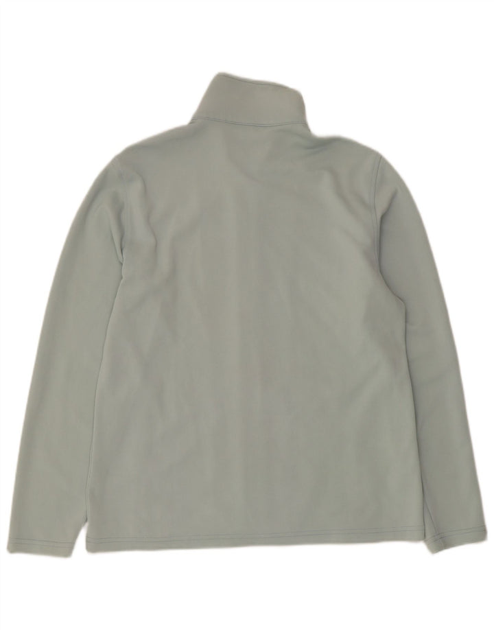 Asics Veste de survêtement pour femme UK 16 Large Bleu Polyamide