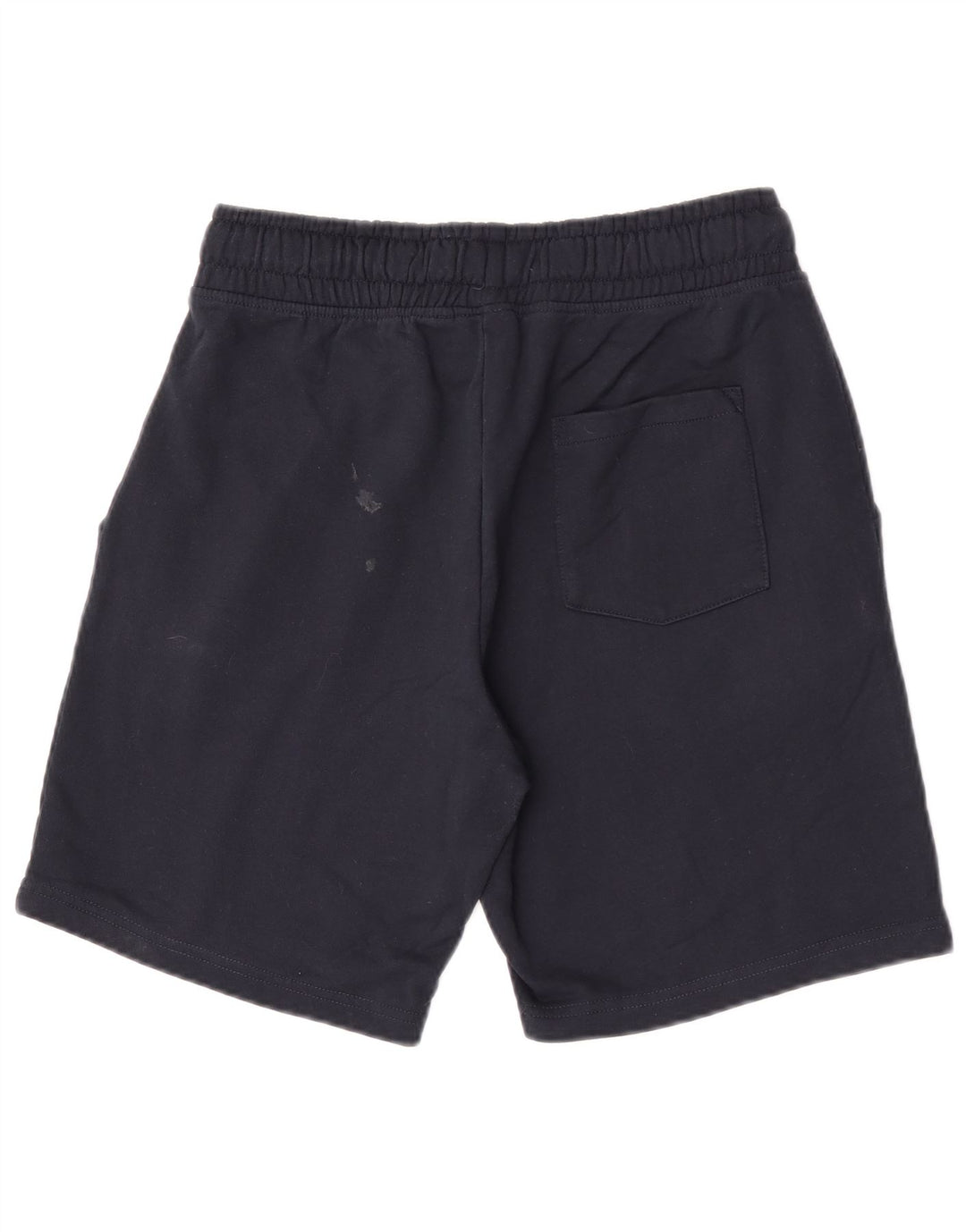 Short de sport graphique vintage pour homme en coton bleu marine moyen