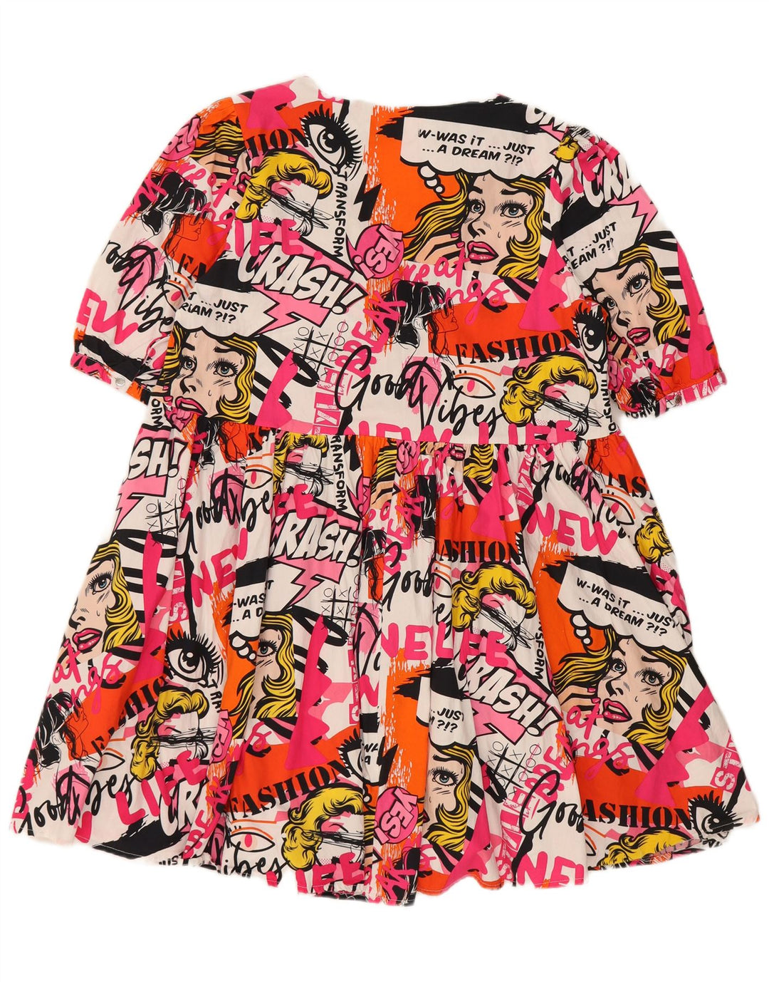 Mohito Robe à volants animée pour femme EU 36 Petit coton multicolore