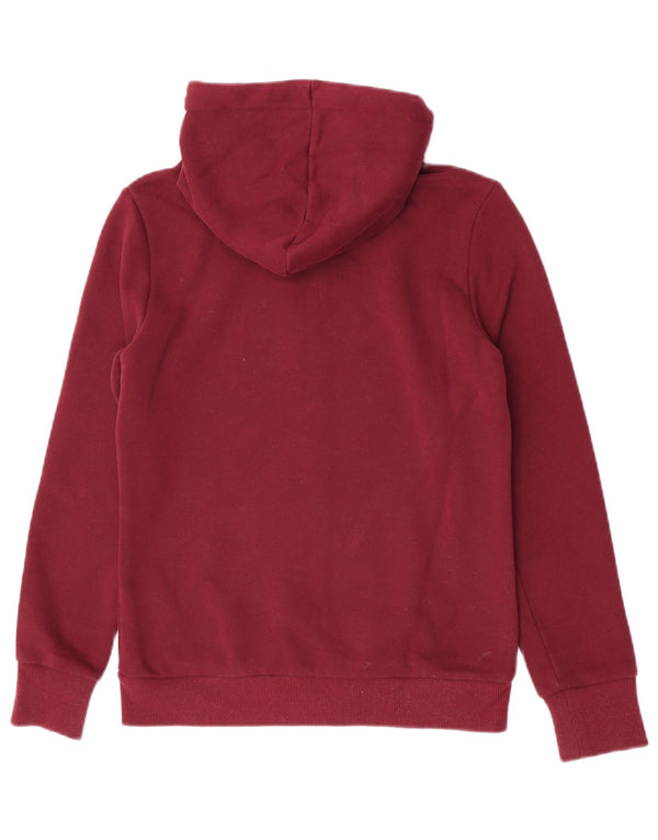 Superdry Pull à capuche zippé graphique pour femme UK 10 Petit coton marron